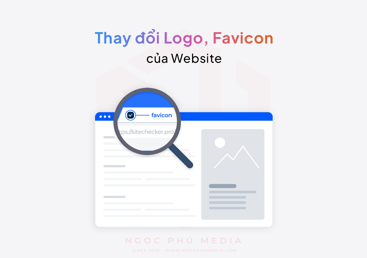 Thay đổi Logo và Favicon 